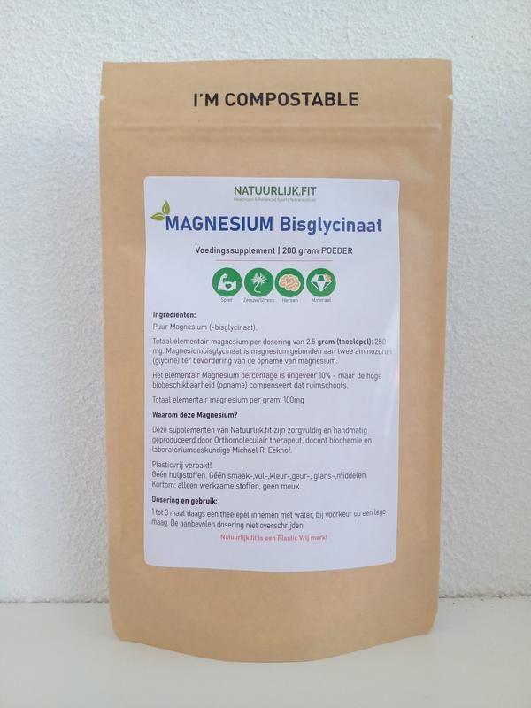 magnesiumbisglycinaat 200gr