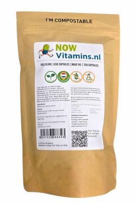 NOWVITAMINS.NL pullulan lege capsule mt 0 250st