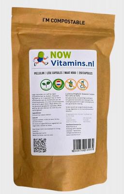 NOWVITAMINS.NL pullulan lege capsule mt 000 250st