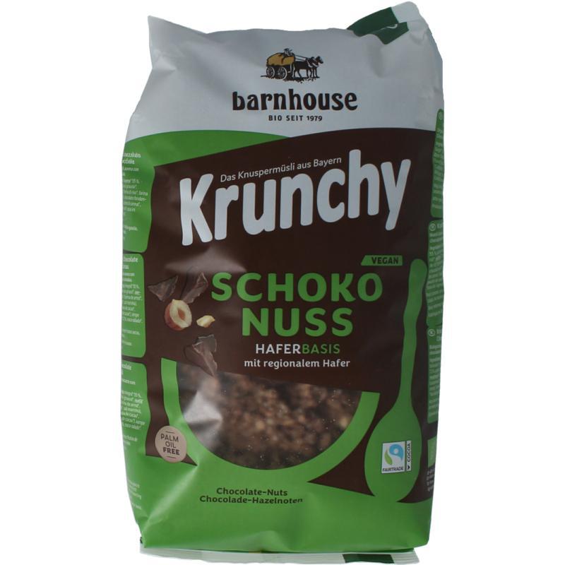 Muesli chocolade hazelnoot bio