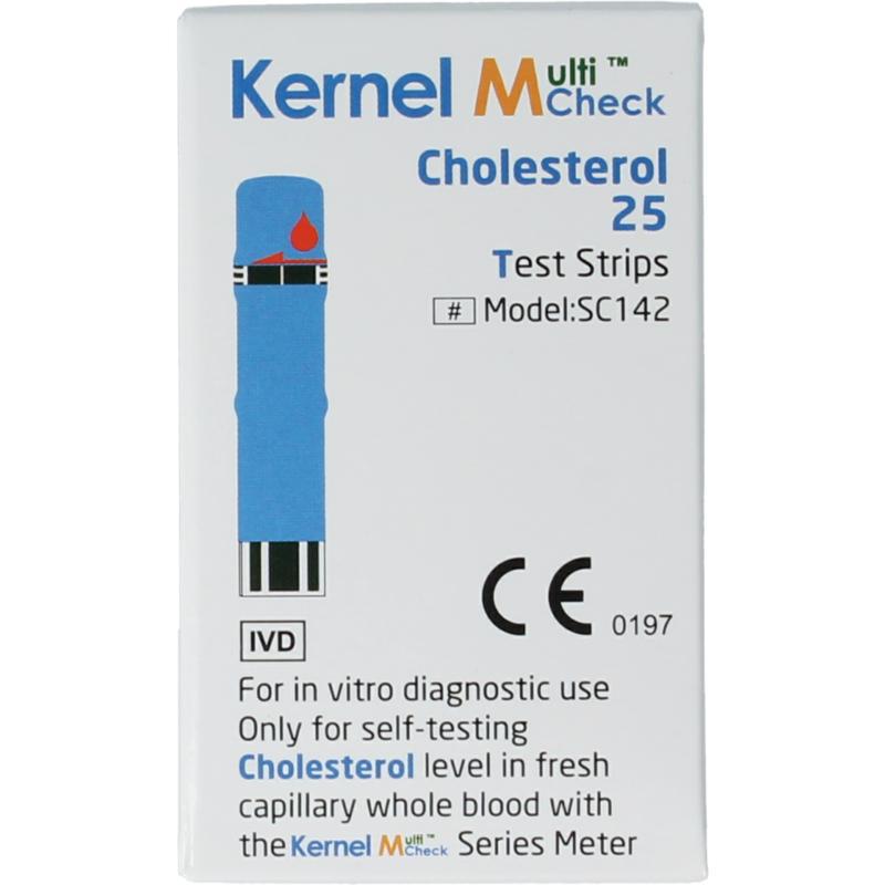 Multicheck cholesterol teststrips