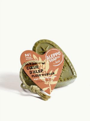 Aleppo Soap Co Savon d'Alep hart fleur de argan met touw