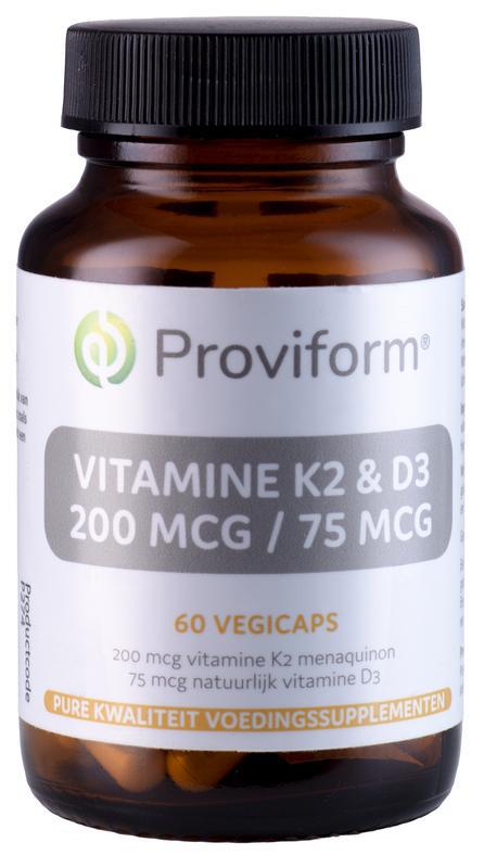 Vitamine K2 200mcg & D3 75mcg