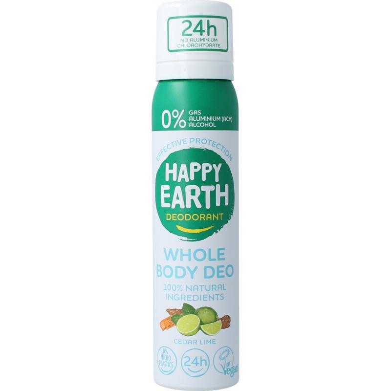 Deodorant bodyspray cedar lime