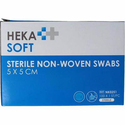 Heka Soft Non-woven kompres 5x5 steriel