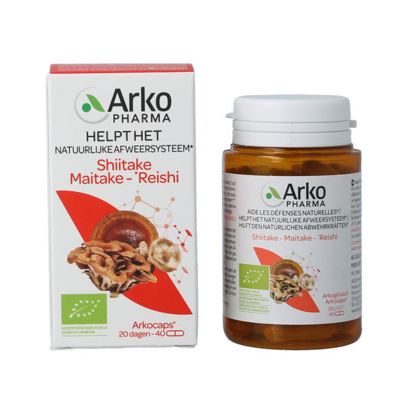Reishi shiitake maitake bio