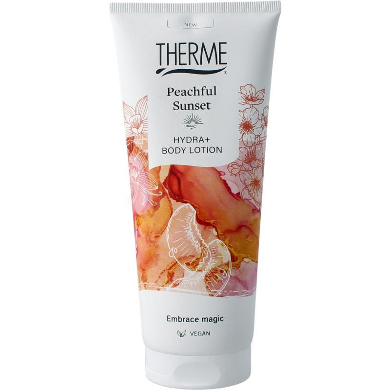 Peachful sunset hydra+ body lotion