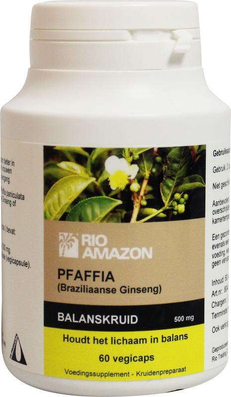 Pfaffia balanskruid maandverpakking