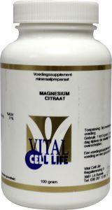 Vital Cell Life Magnesium citraat 160mg poeder