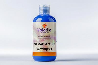 Volatile Massageolie warming up