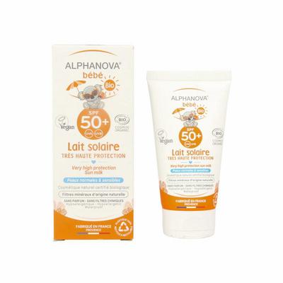 Alphanova Sun Sun bio baby sunscreen milk SPF50+
