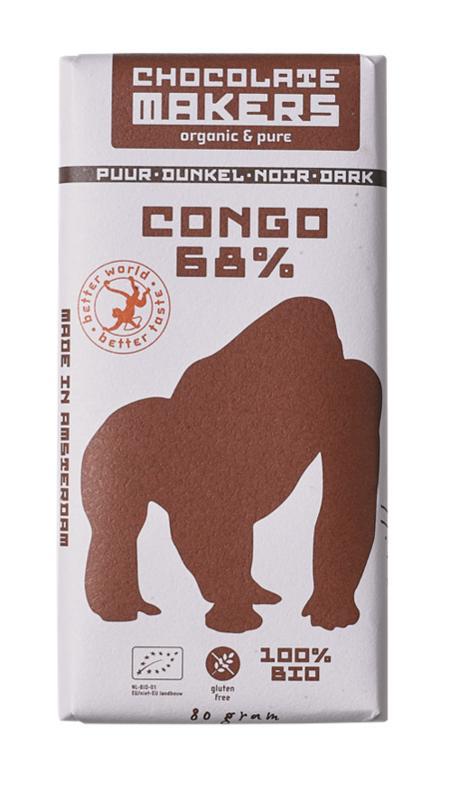 Gorilla bar 68% puur bio