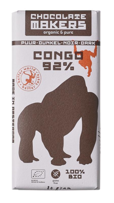 Gorilla extra puur 92% bio