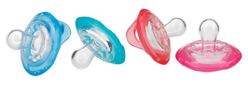 Natural flex cherry fopspeen 6-36 mnd groen/blauw