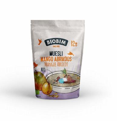 Biobim Muesli mango abrikoos 12+ maanden bio
