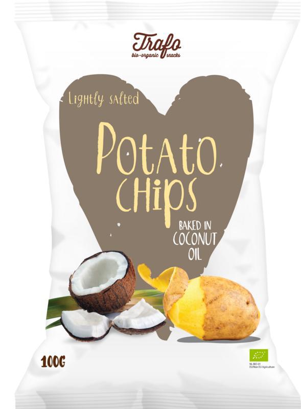 Chips kokosolie gebakken bio