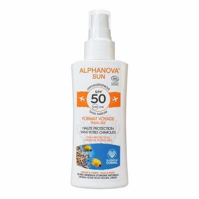Alphanova Sun Sun bio hypoallergenic spray SPF50 organic
