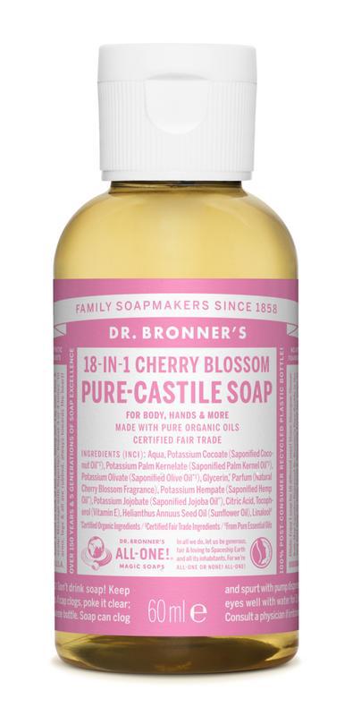 bronners liquid soap ch blosso 60ml