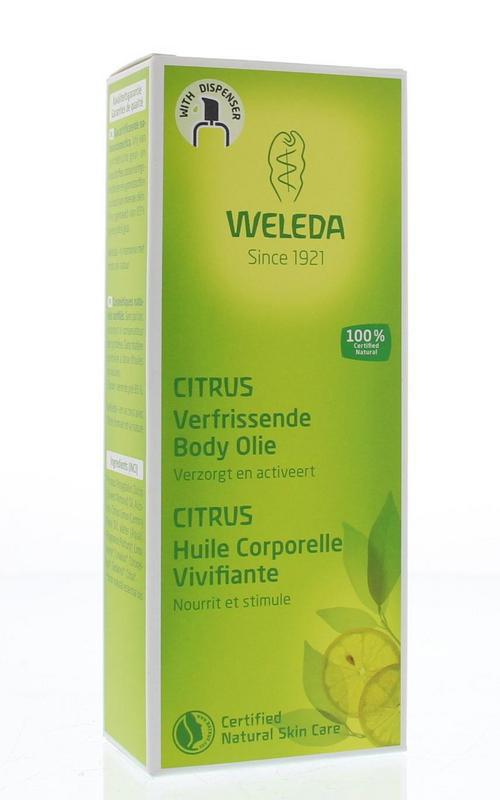 Citrus verfrissende huidolie