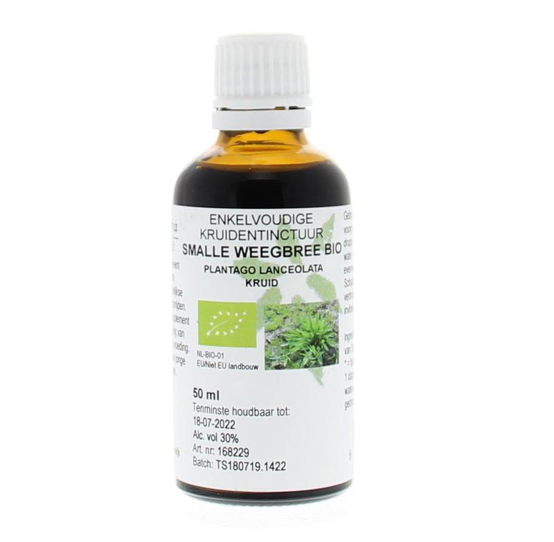 Plantago lanc / smalle weegbree tinctuur bio