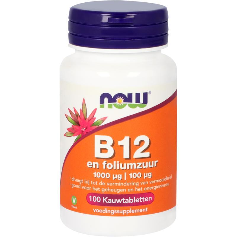 Vitamine B12 1000mcg en Foliumzuur 100mcg