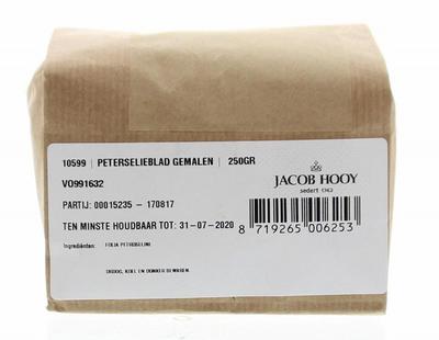 Jacob Hooy Peterselieblad gemalen