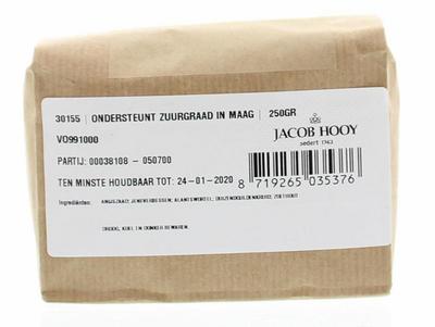 Jacob Hooy Ondersteunt zuurgraad maag