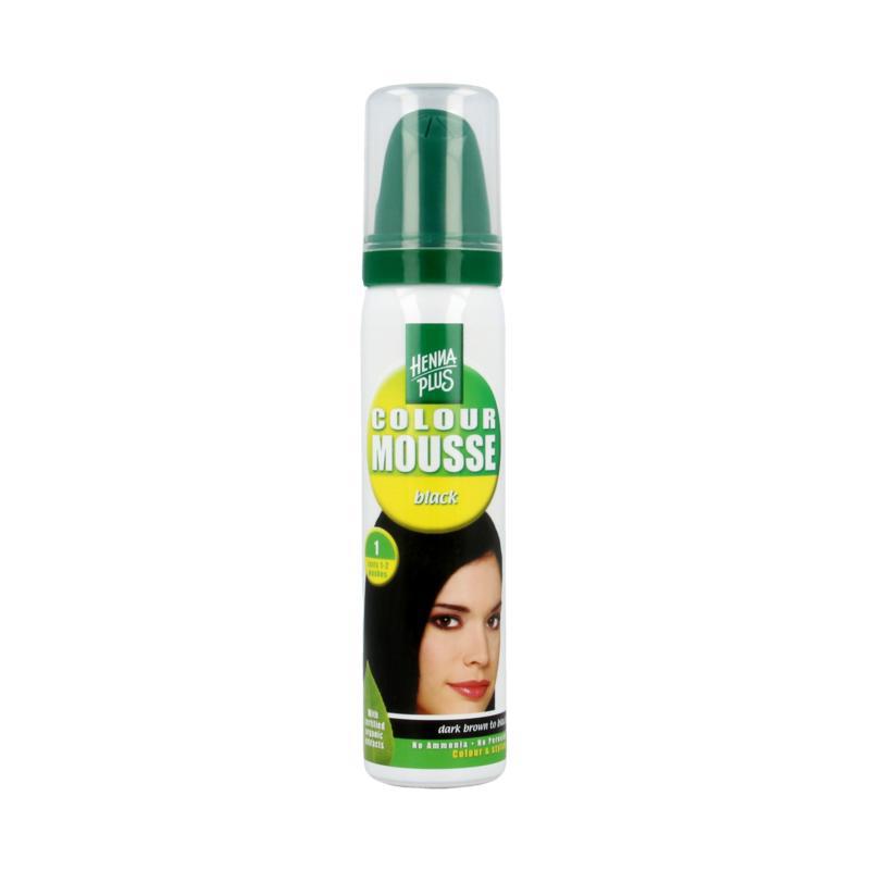 Colour mousse styling zwart