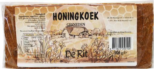 Honingkoek recht 500 gram