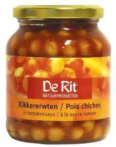 de rit kikkererwt in tomatens 350g