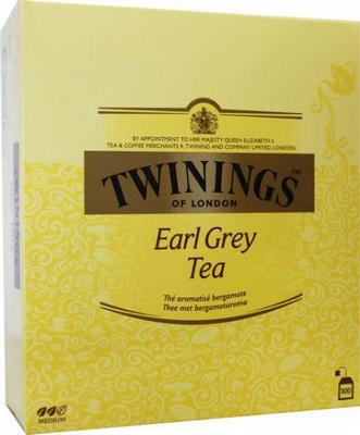 Twinings Earl grey tag