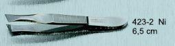 Pincet 6.5cm nikkel 423-2