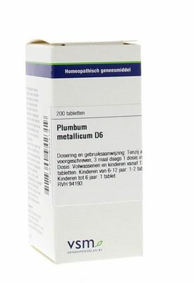 VSM Plumbum metallicum D6