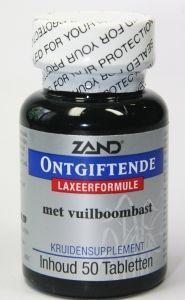 Merkloos zand ontgiftende laxeer form 50tab