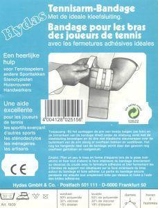 Merkloos hydas tennisarm bandage large 1st