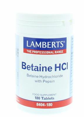 Lamberts Betaine HCL 324mg/Pepsine 5mg