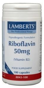 Lamberts Riboflavine 50mg (Vitamine B2)