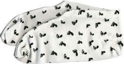 sokken print foot wit- 1pr