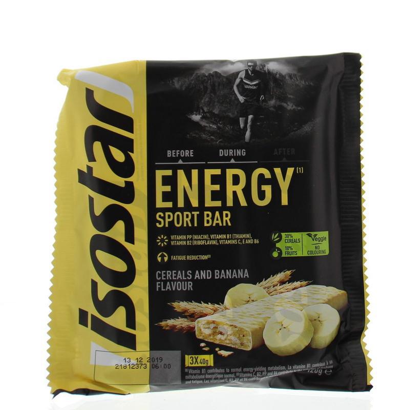 Energy sport bar cereals & banana 3 pack