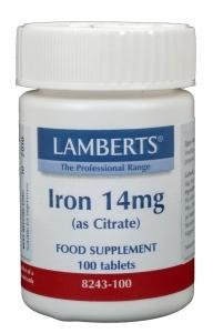 IJzer citraat 14mg