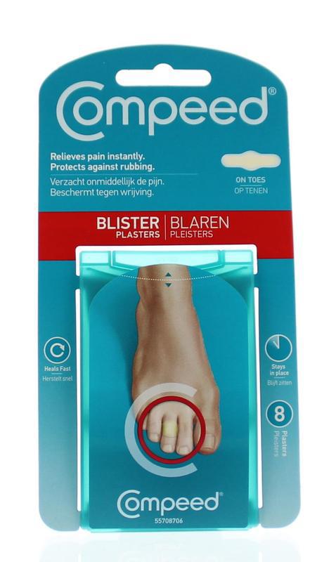 Blaren op tenen