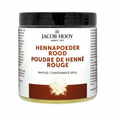 Jacob Hooy Hennapoeder rood potje