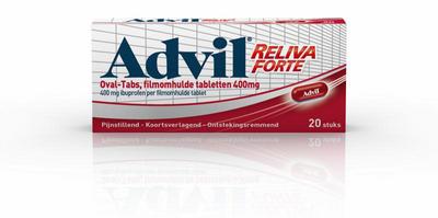 Advil Reliva forte 400mg ovaal blister