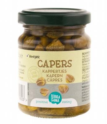 TerraSana Siciliaanse kappertjes in olijfolie bio