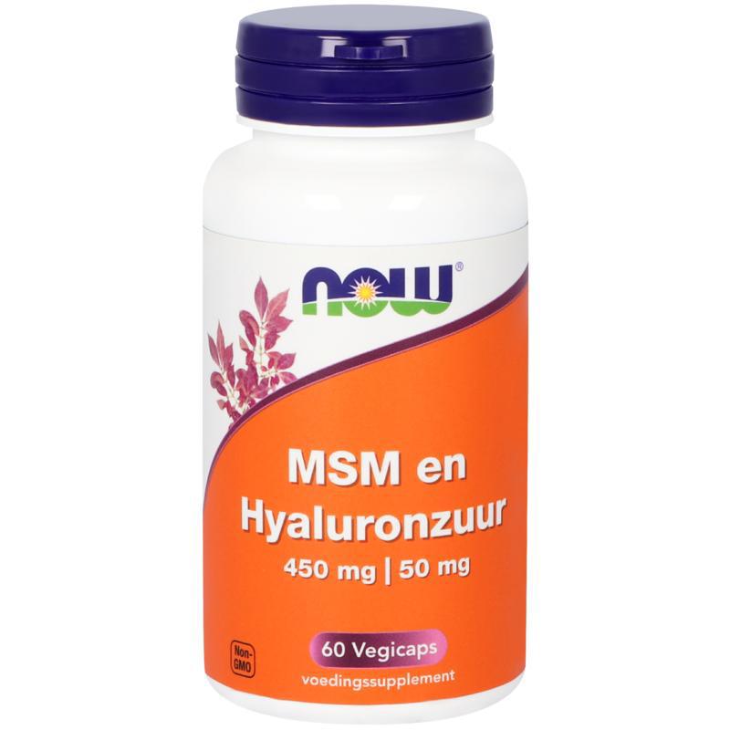 MSM 450mg en hyaluronzuur 50mg