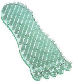 Voetzool scrub foot mat groen
