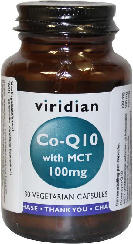 co-enzyme q10 100 mg with mct 30 caps