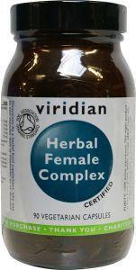 VIRIDIAN organic herbal female complex 90 caps