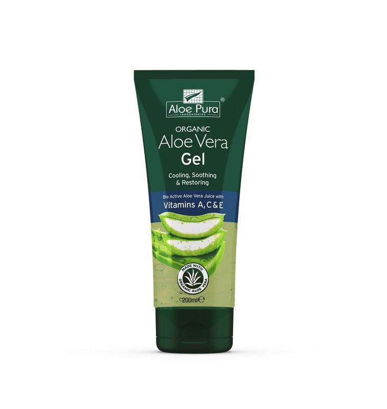 Aloe pura aloe vera gel organic vitamine A C E