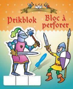 Merkloos stoere ridders prikblok boek